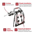 thumbnail image 2 of Yakima HalfBack 2-Bike Trunk Bike Rack with Built-in Bottle Opener, Gray, 2 of 9