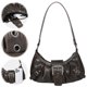 thumbnail image 5 of Bolso Mano Con para Mujer Piel Sintética Plisado, 5 of 9