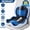 Black, variant on INSMART Ergonomic Seat Cushion with Lumbar Support – 2-in-1 Memory Foam Chair Pad for Posture Support & Comfort, Non-Slip Design for Office, Car, Wheelchair – 11.81" W x 16.54" D x 17.72" H
