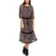 thumbnail image 1 of Lucky Brand Vestido Midi Campesino para Mujer, Negro, Mediano Lucky Brand Campesino, 1 of 1