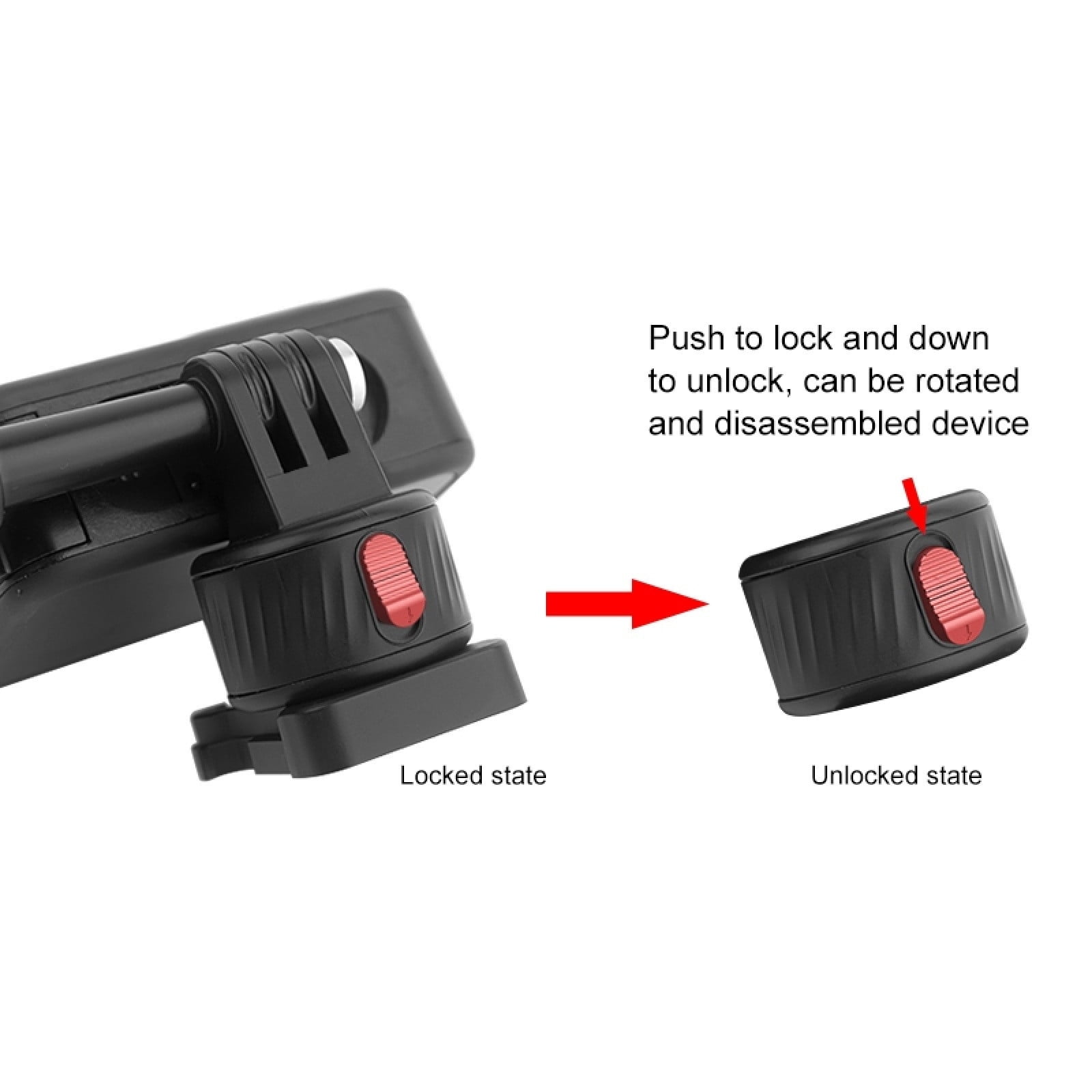 GoPro - s4602 Zkulls GoPro HERO9/10/11/12 Low Profile Slider Helmet Mount