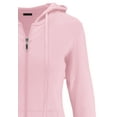 thumbnail image 4 of ClothingAve. Women's Lightweight Comfy Zip-Up Hoodie | Active, Casual, Running Cotton Blend Long Sleeve Jacket Female Hoodie, 4 of 7