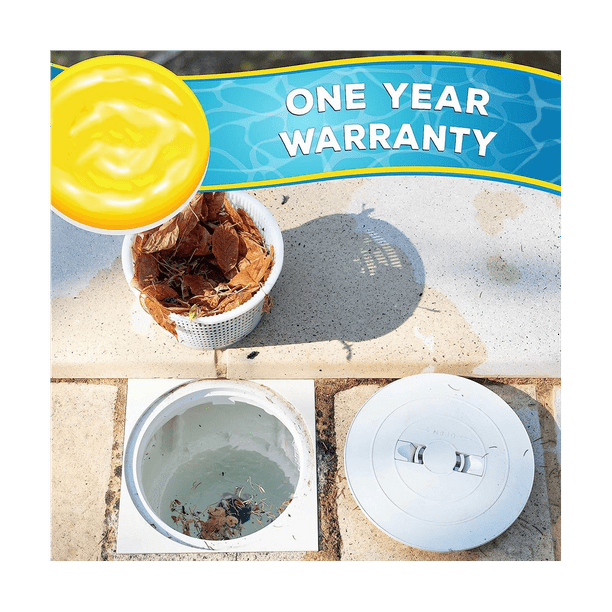 Swimming Pool Skimmer Replacement Basket with Handle, 2 Pack Above