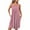Pink, variant on ZKCCNUK Women's Nightgowns & Sleepshirts Women Print with Pockets Sleep Shirts Sleeveless Sleepwear Pleated Front Nightshirt Round Neck Nightdress S-2XL