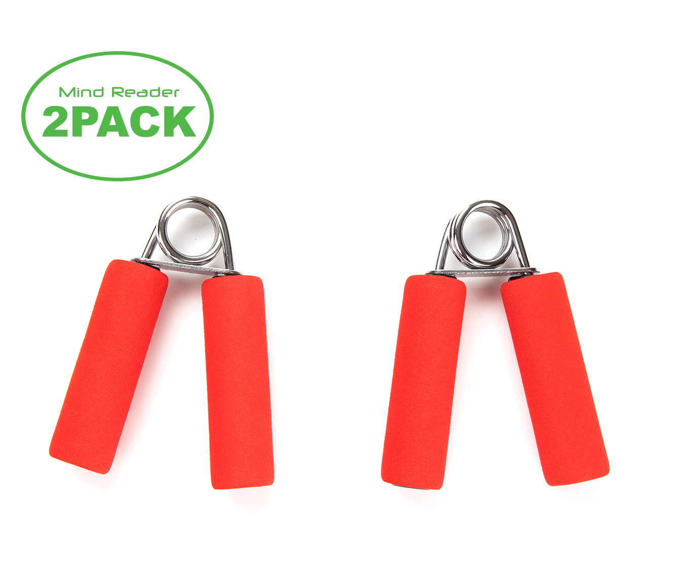 Mind Reader Hand Grip Strengthener Set, (2 Pack) Finger Gripper, Hand