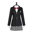 thumbnail image 1 of Gogo Yubari Cosplay Beautiful Girl Bodyguard Movie Costume Black School Uniform Set Halloween Carnival Costume, 1 of 5