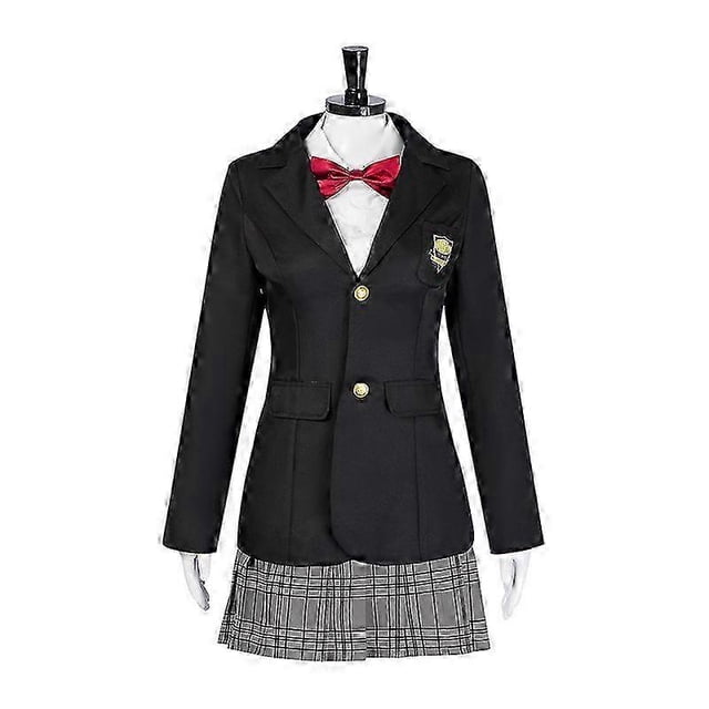 Gogo Yubari Cosplay Beautiful Girl Bodyguard Movie Costume Black School Uniform Set Halloween Carnival Costume