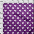 thumbnail image 2 of oneOone Cotton Cambric Fabric Rabbit Block Printed Fabric 1 Yard 56 Inch Wide, 2 of 4