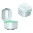 thumbnail image 2 of Toothpaste Denture Cup，Retainer Case Cute Night Mouth Guard Box Holder Storage Soak Container With Strainer Basket For Travel Cleaning, Tooth care for Women, 2 of 9