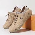 thumbnail image 2 of ZELAND Unisex Big & Tall Breathable Leather Outdoor Hiking & Casual Trainer Shoes, Wide Width, All-Season Comfort, 2 of 6