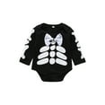 thumbnail image 3 of Pudcoco Babies Halloween Clothes Set+Black Romper and Printing Trousers, 3 of 9
