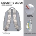 thumbnail image 5 of Exotic Boho Style Backpack, Colorful Tribal Patterned Daypack, Lightweight and Reflective for School or Camping, 5 of 6