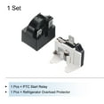 thumbnail image 3 of Relé de arranque PTC para refrigeradores de 3 pines, 4.7 Ohm, protector de sobrecarga de 1/2HP para refrigeradores y congeladores de bebidas, 3 of 6