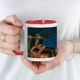 thumbnail image 5 of CafePress - Vintage Santa Sleigh Mugs - 11 oz Ceramic Mug - Novelty Coffee Tea Cup, 5 of 6