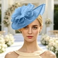 thumbnail image 4 of SAWOBUUN Women Elegant Fascinator Hat Vintage Floral Mesh Headpiece, 4 of 6