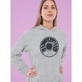 thumbnail image 2 of Astronaut Portrait Hoodie Women -Smartprints Designs, Female Large, 2 of 4