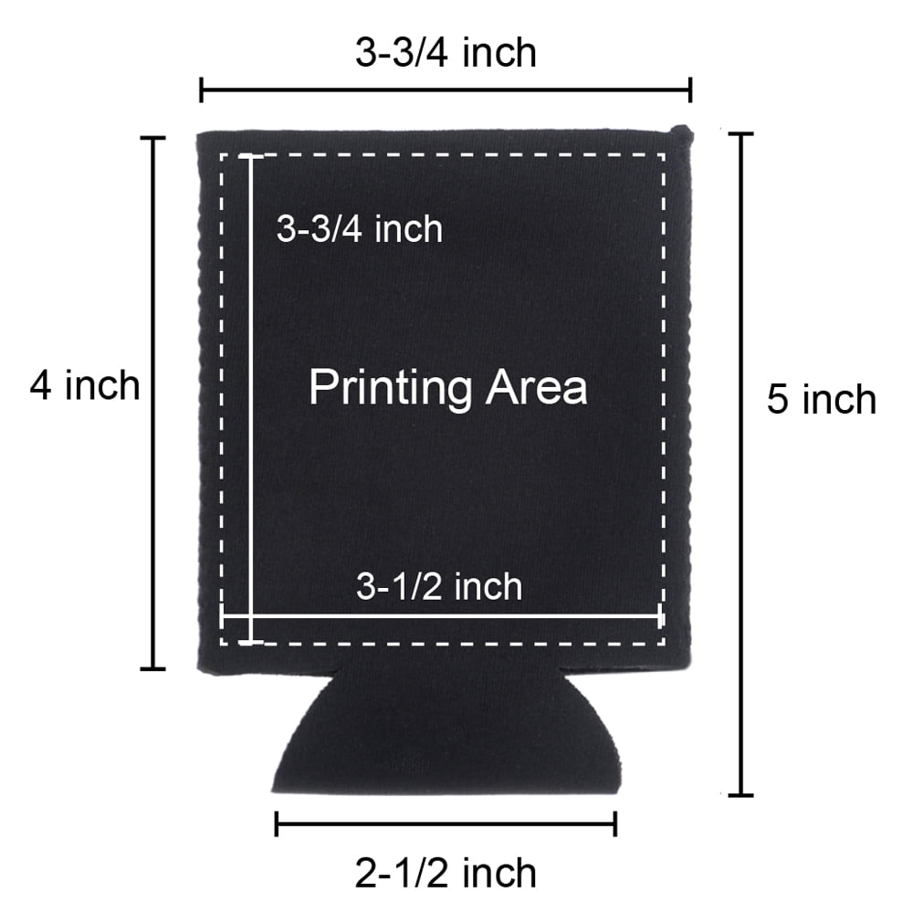 Aspire 20 Pcs Blank Can Coolers Neoprene Can Coozies Beer Can Sleeves Fit 12oz