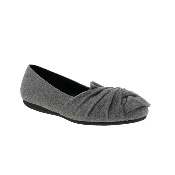 Bellini Snug Women Slip-on Shoe's In Grey Wool