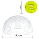 thumbnail image 3 of Pelota para hámster, 14,5 cm, rueda transparente para hámster, pelota para correr para hámsteres y ratones, juguetes de plástico, elimina el aburrimiento y aumenta la actividad Adepaton 220893-3, 3 of 9