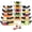 Black, variant on 42pcs Glass Food Storage Containers with Snap Locking Lids Set, Glass Meal Prep Containers (21 Container & 21 Lids),Leak Proof Lunch Containers BPA-Free,Black