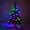 Multicolor, variant on Red Sleigh Pathway Christmas Tree Light, Mini Outdoor Christmas Tree - Pathway Light Christmas Driveway Light Outdoor (One 2 ft Tree, 50 Multicolor LED Lights)