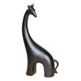 thumbnail image 4 of yotijay Giraffe Statue Abstract Modern Decorative Figurine for Desk Entrance Cabinet Black L, 4 of 9