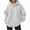 Light Gray #029, variant on Mohiass Womens Fleece Hoodies Fall Oversized Hooded Sweatshirts Casual Comfy Tops Fashion 2025 Cute Clothes with Pockets Army Green L