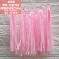 thumbnail image 1 of Nvzi Guirnalda de borlas rosa, 25 piezas, guirnalda de borlas de papel de seda para decoración de fiestas, cumpleaños, bodas, baby shower, decoración de mesa, 1 of 4