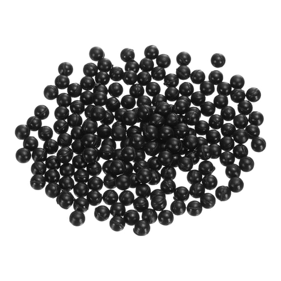 100Pcs Raised Panel Cabinet Door Spacers, 3/16"(5mm) Ball Stabilizers, Black