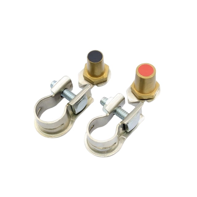Methold 2 Pieces Terminals Clamp Light-weight Adjustable Quick Release Negative Clip Workmanship Switch Tightness Supplies Car Battery Type2