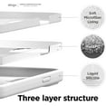 thumbnail image 2 of Compatible with iPhone 13 Pro Case, Liquid Silicone Case, Shockproof, Slim Phone Case, Anti-Scratch Soft Microfiber Lining, 6.1 inch (White), 2 of 5