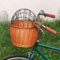 thumbnail image 2 of Soidarity Cesta de mimbre para bicicleta de alta resistencia, profesional, práctica, de gran capacidad, transportador de mascotas, cesta delantera para Ciclismo Color de registro Soidarity OD014421-01, 2 of 6