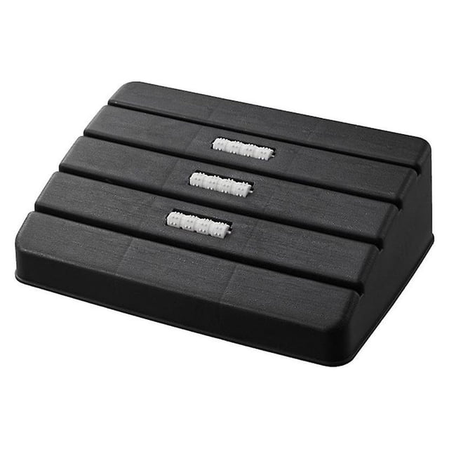 Reposapiés para debajo del escritorio en el trabajo, taburete para descansar los pies con rodillos, taburete de masaje para debajo del escritorio para el baño de la oficina en casa A