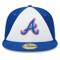 thumbnail image 2 of Men's New Era White/Royal Atlanta Braves 2023 City Connect 59FIFTY Fitted Hat, 2 of 5