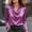 Dark Purple, variant on Women Satin Silk Button Down Shirt，Long Sleeve Blouses Silk Button Down Shirts Draped Dressy Tops Work Office Clothes Business Casual Long Sleeve Silk Shirts