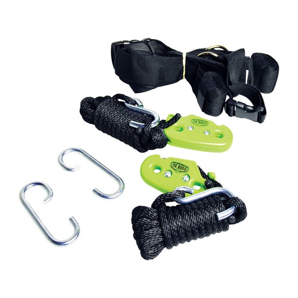 YakGear Tie Boss Tie Down, Polypropylene, Green 1/4" x 12' Walmart