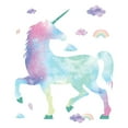 thumbnail image 2 of ROOMMATES GALAXY UNICORN W/GLITTER STICKER MURAUX, 2 of 3