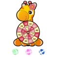thumbnail image 1 of Toy Cartoon Dart Board Games for Kids Board Games Kit with 3 Sticky Balls And Hook, 1 of 3