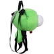 thumbnail image 3 of Juguetes de Peluche Nuevo invasor alienígena Zim 3D Ojos Robot Gir Lindo Relleno Peluche Mochila Verde Bolsa Regalo de Navidad 14 Pulgadas, 3 of 3