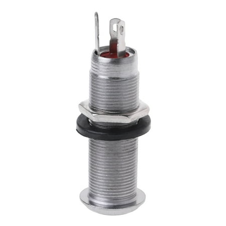 

1pc Chrome Guitar Bass Cylinder Output Jack Flush 1/4 Part