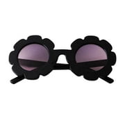 fashionhome Kids Sunglasses Sun Flower Eye Protection Glasses Performance Decor Goggles Prop for Girls Boys