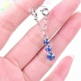 thumbnail image 4 of Household Pendant, Ongmies Fashion Water Drop Screw Non Pierced Nipple Ring Set Nipple Ring Body Jewelry(Blue), Blue, 4 of 8