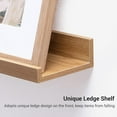 thumbnail image 6 of LOMANTOWN 24" Brown Floating Shelves (Set of 3), 6 of 8
