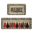 thumbnail image 2 of Seyotauo Christmas Kitchen Rug Sets Holiday Merry Christmas and Snowflake Kitchen Mat Sets of 2 Non-Slip Doormat Runner Rug Decorative Xmas Kitchen Floor Mat for Home Decoration,16x24 inch+16x48 inch, 2 of 6