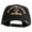 Black, variant on 1st Marine Division Veteran Embroidered 6 Panel Structured Cotton Twill Cap Made in USA - Black OSFM
