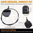 thumbnail image 6 of 1 Piece 946 05098C Throttle Choke Control Cable Replacement Compatible With Cub Cadet Craftsman MTD Lawn Tractor, 6 of 8