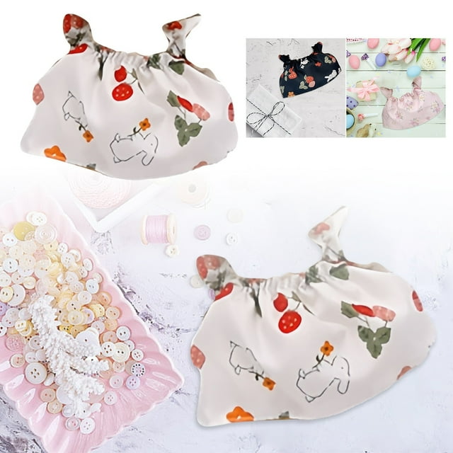 Robe de Poupée Suspendue au Cou Imprimée Élégante pour et Amélioration de Garde-Robe de Jouets Imaginatifs