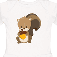 thumbnail image 4 of Inktastic Cute Woodland Animal Squirrel Boys or Girls Long Sleeve Baby Bodysuit, 4 of 5