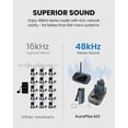 thumbnail image 2 of Avantree AuraPlex M3 - Auracast Assistive Listening System with 1 Transmitter & 3 Wireless Receivers, 2 of 8