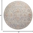thumbnail image 2 of Chris Loves Julia x Loloi Rosemarie Collection Area Rug ROE-05 Oatmeal/Lavender 5' x 7'-10", 2 of 8